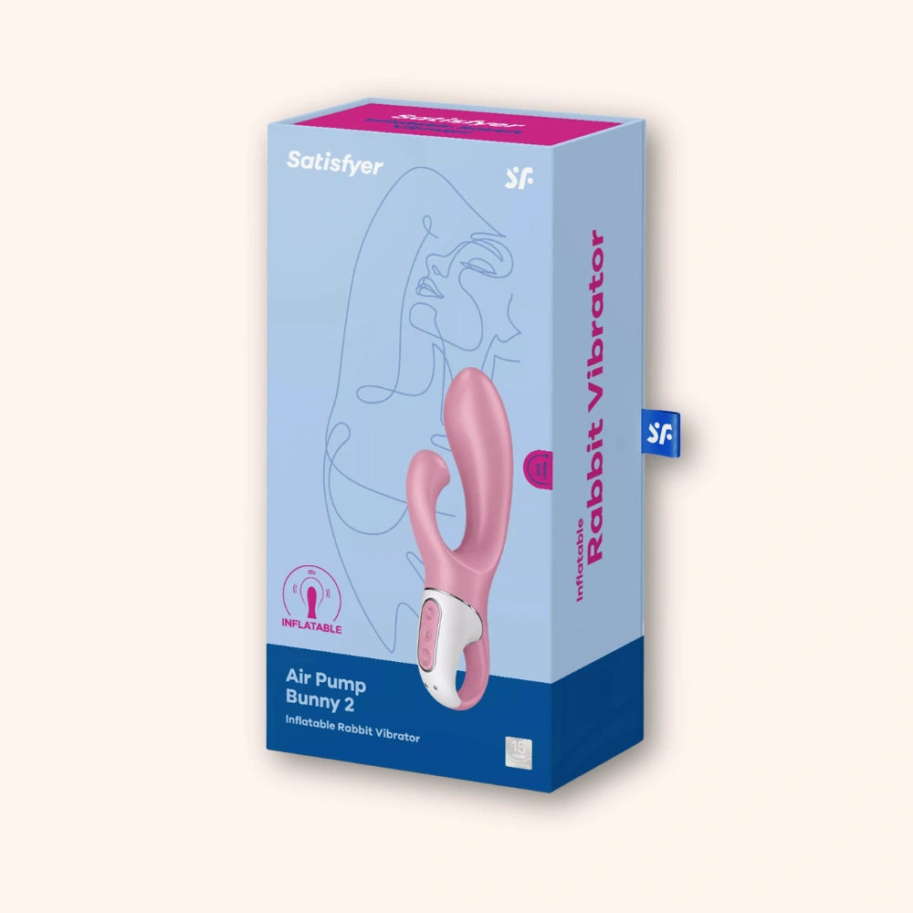 Satisfyer Air Pump Bunny 2, vibromasseur rabbit gonflable