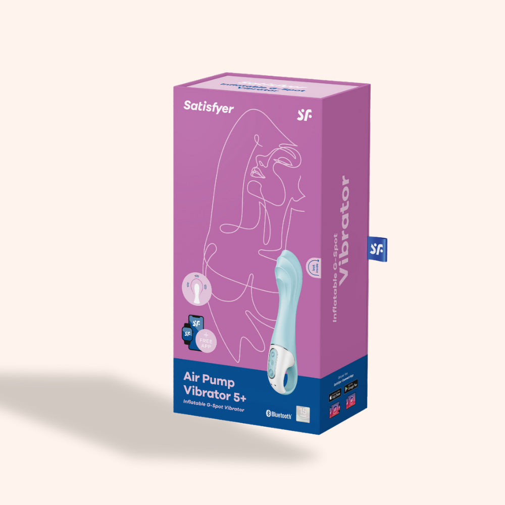 Satisfyer Air Pump Vibrator 5+, vibromasseur point G et connecté