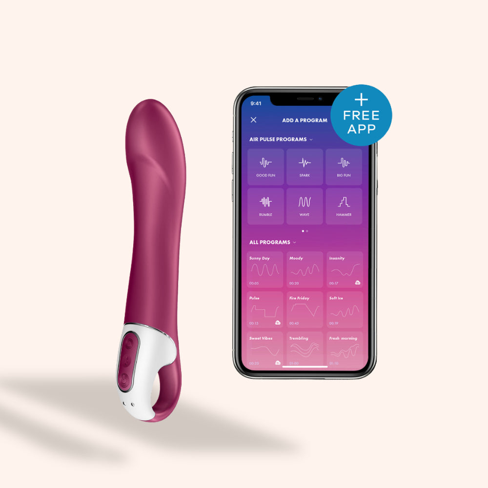 Satisfyer Big Heat Vibromasseur chauffant et connecté