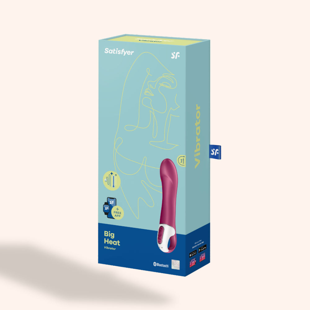 Satisfyer Big Heat Vibromasseur chauffant et connecté