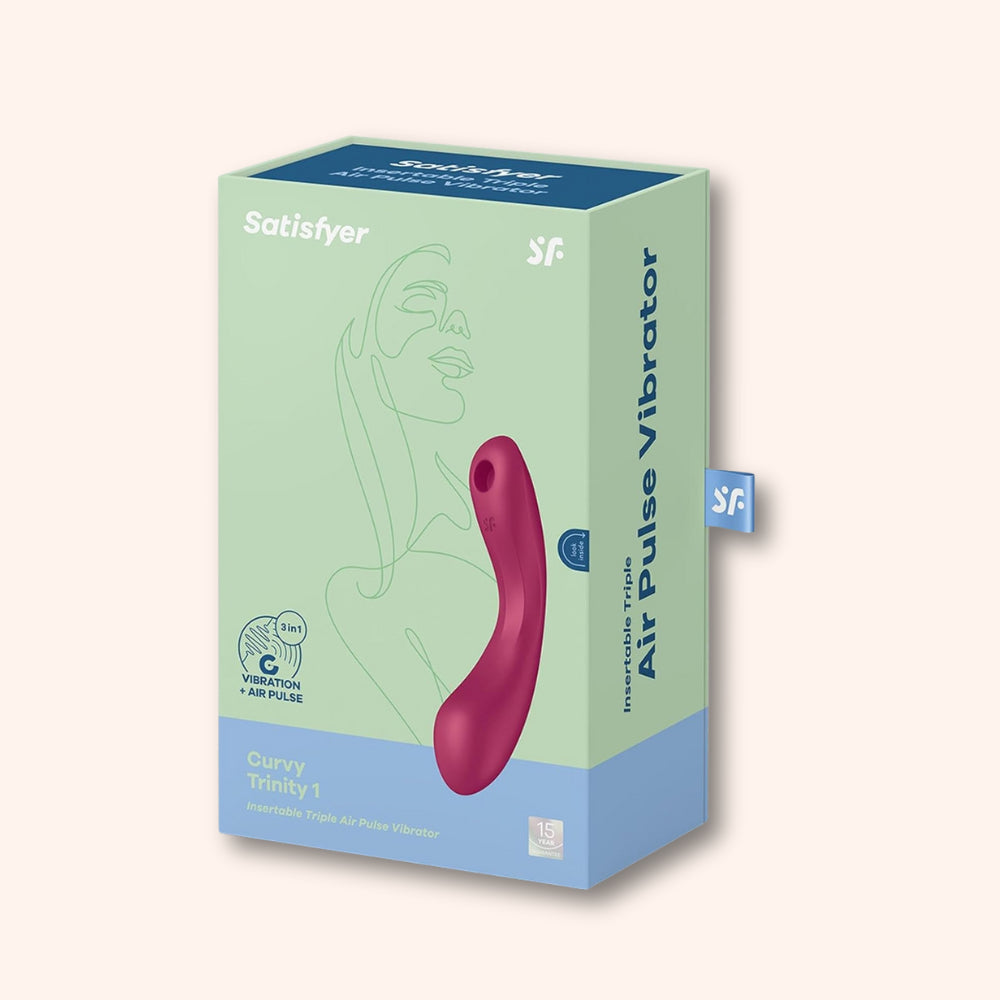 Satisfyer Curvy Trinity 1, vibromasseur 3 en 1
