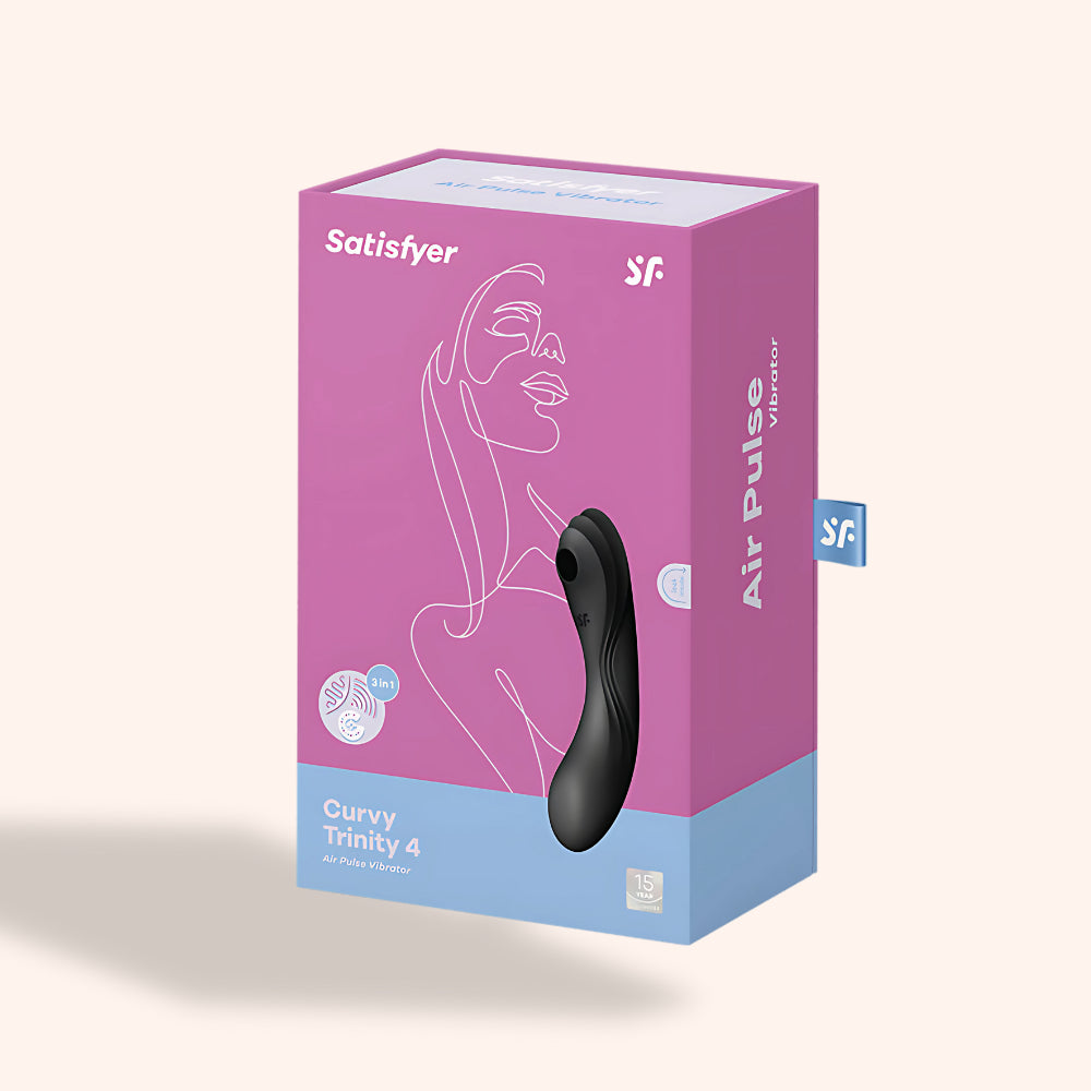 Satisfyer Curvy Trinity 4 : Vibromasseur clitoridien multifonction