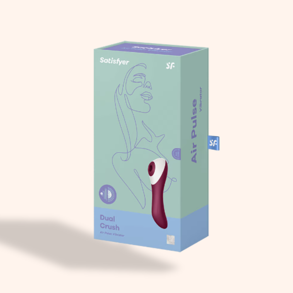 Satisfyer Dual Crush Vibromasseur puissant et silencieux