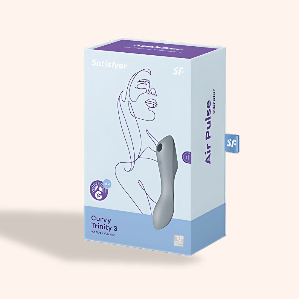 Satisfyer Curvy Trinity 3 : vibromasseur clitoridien 3-en-1