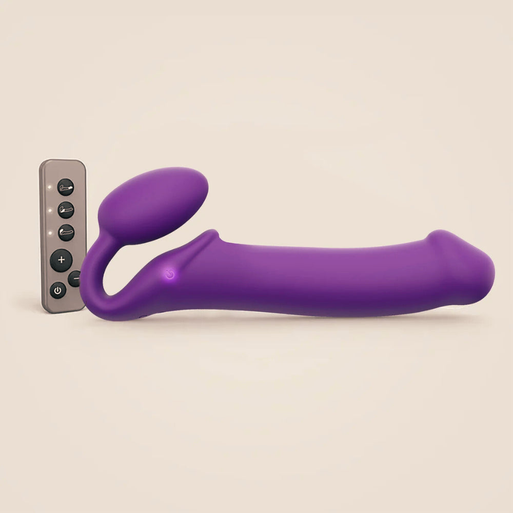 Vibromasseur Strap-on triple stimulation de Strap-on-Me