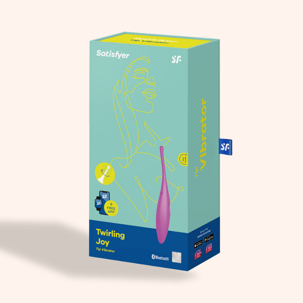 Twirling Joy Satisfyer Stimulateur clitoridien connecté