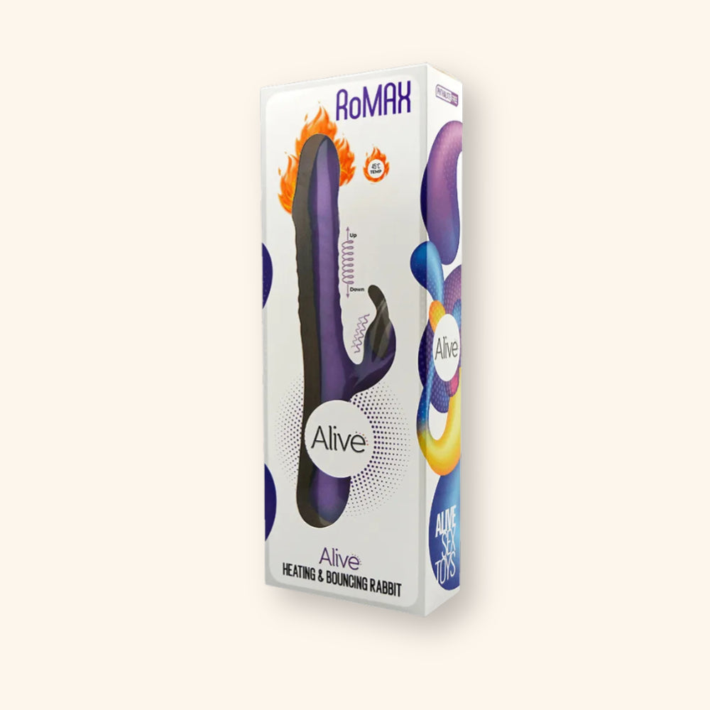 Vibromasseur Rabbit chauffant, Romax Alive
