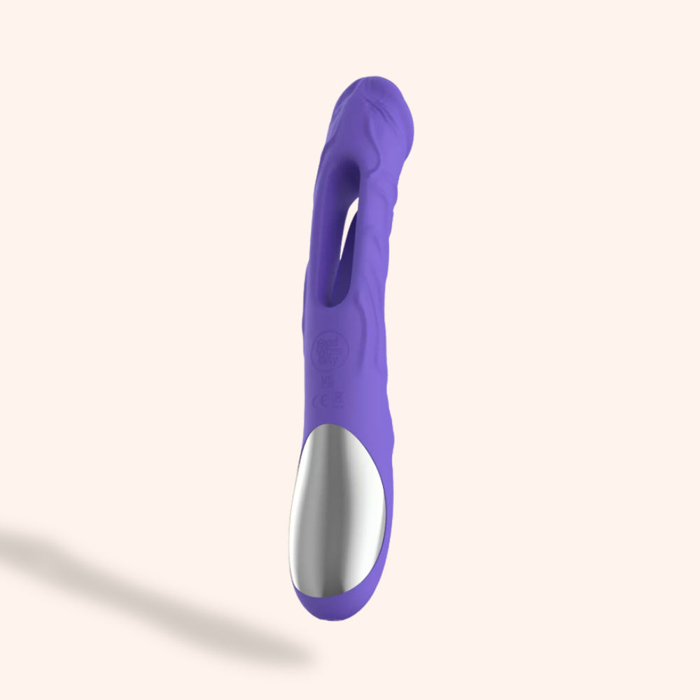 Vibro avec stimulateur point G, Flax Good Vibes Only