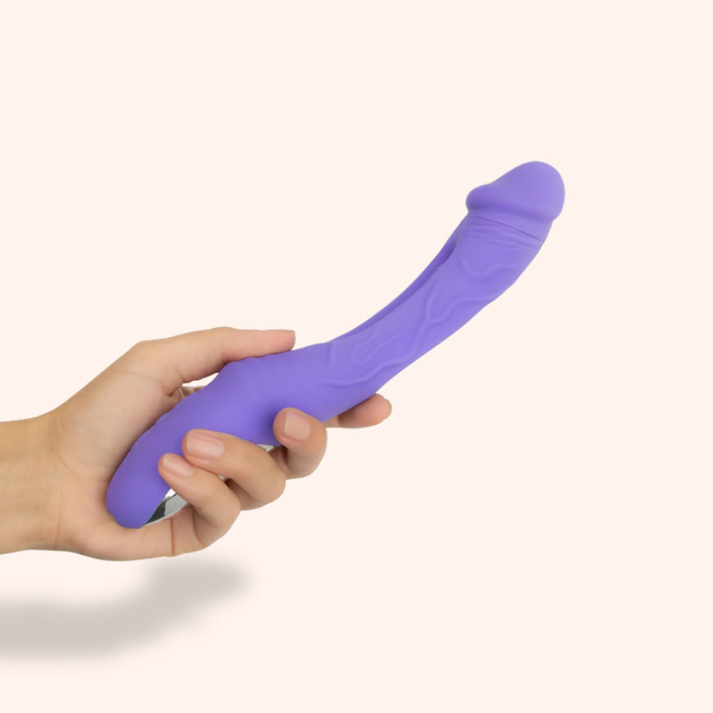 Vibro avec stimulateur point G, Flax Good Vibes Only