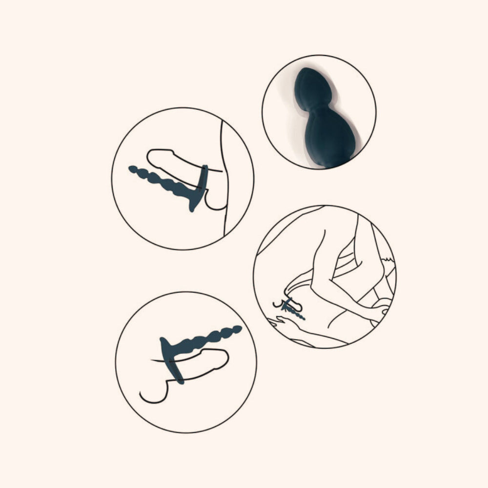 Vibromasseur double pénétration Elixer Toy Joy