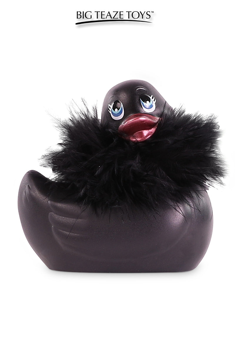 Mini canard vibrant Duckie Paris - noir