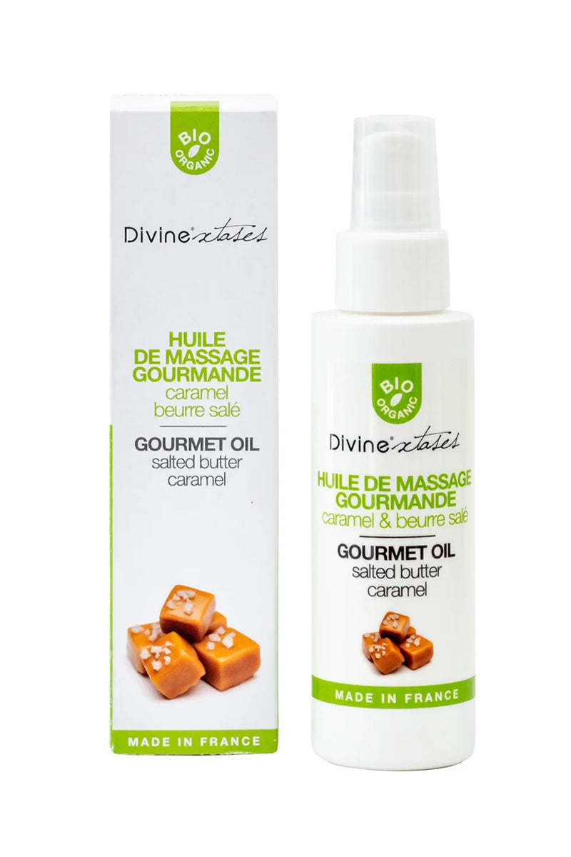 Huile de massage gourmande BIO Caramel