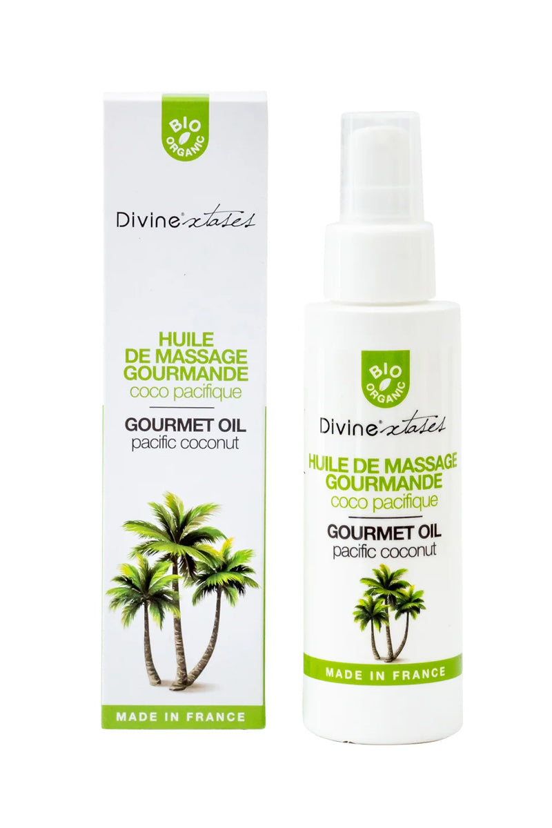 Huile de massage gourmande BIO Noix de coco