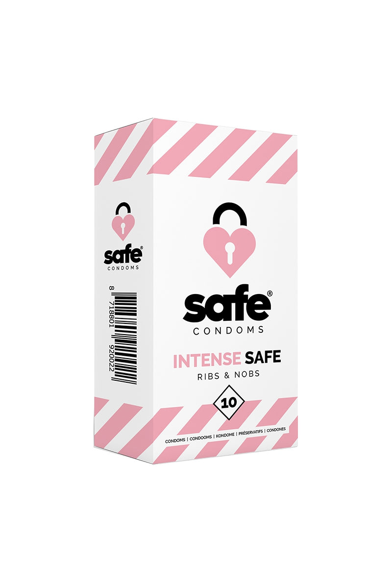 10 préservatifs Safe Intense