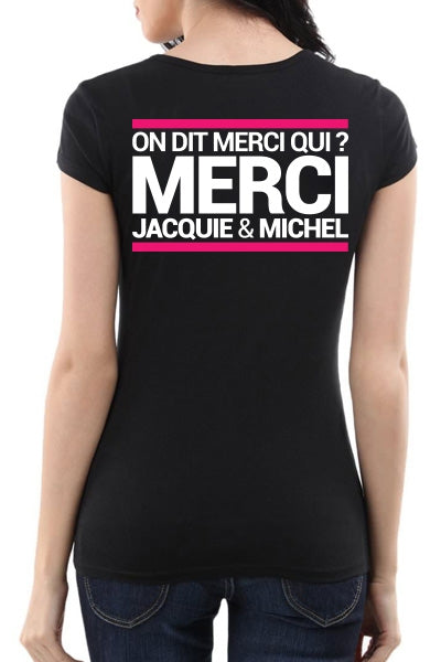 Tee-shirt  J&M noir - spécial  femme