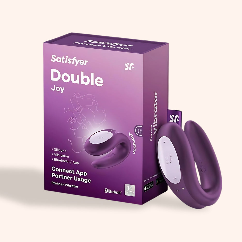 Satisfyer Double Joy Vibromasseur connecté pour couple