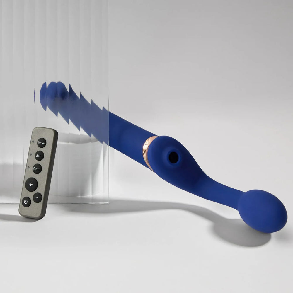 Strap-on Multi Orgasm, télécommandé et 3 stimulations