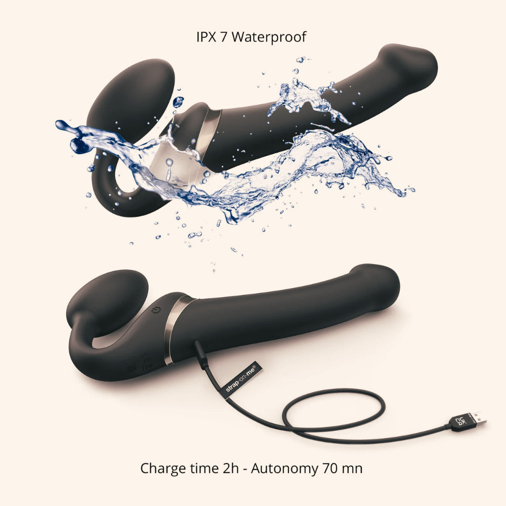 Strap-on Multi Orgasm, télécommandé et 3 stimulations