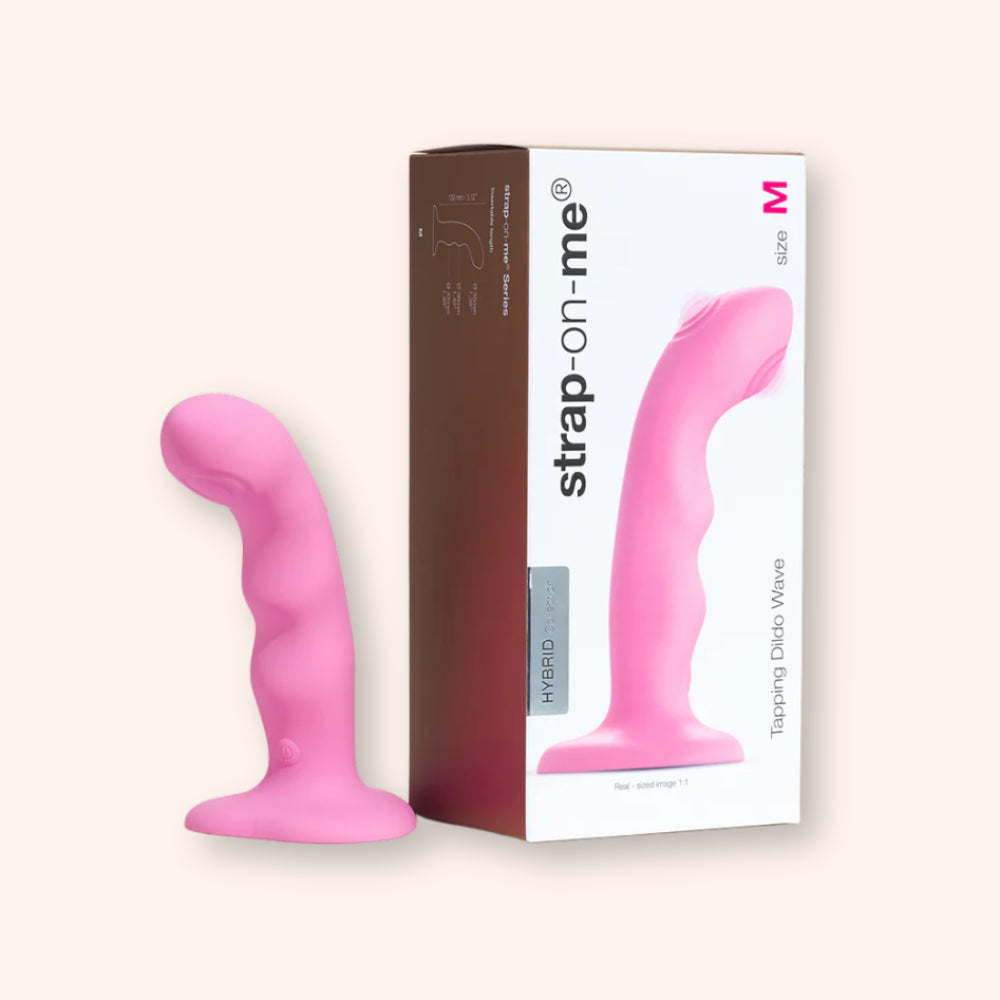 Tapping dildo Wave Strap on Me, Point G et P