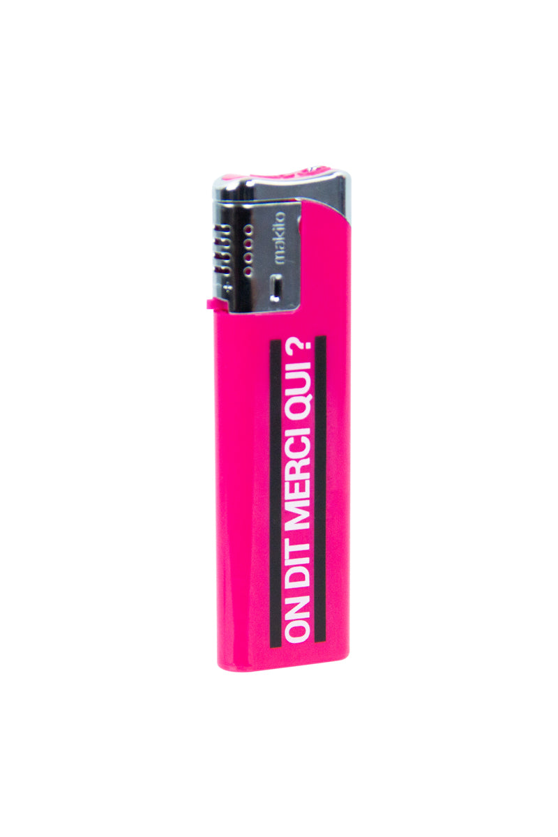 Briquet rose Jacquie et Michel