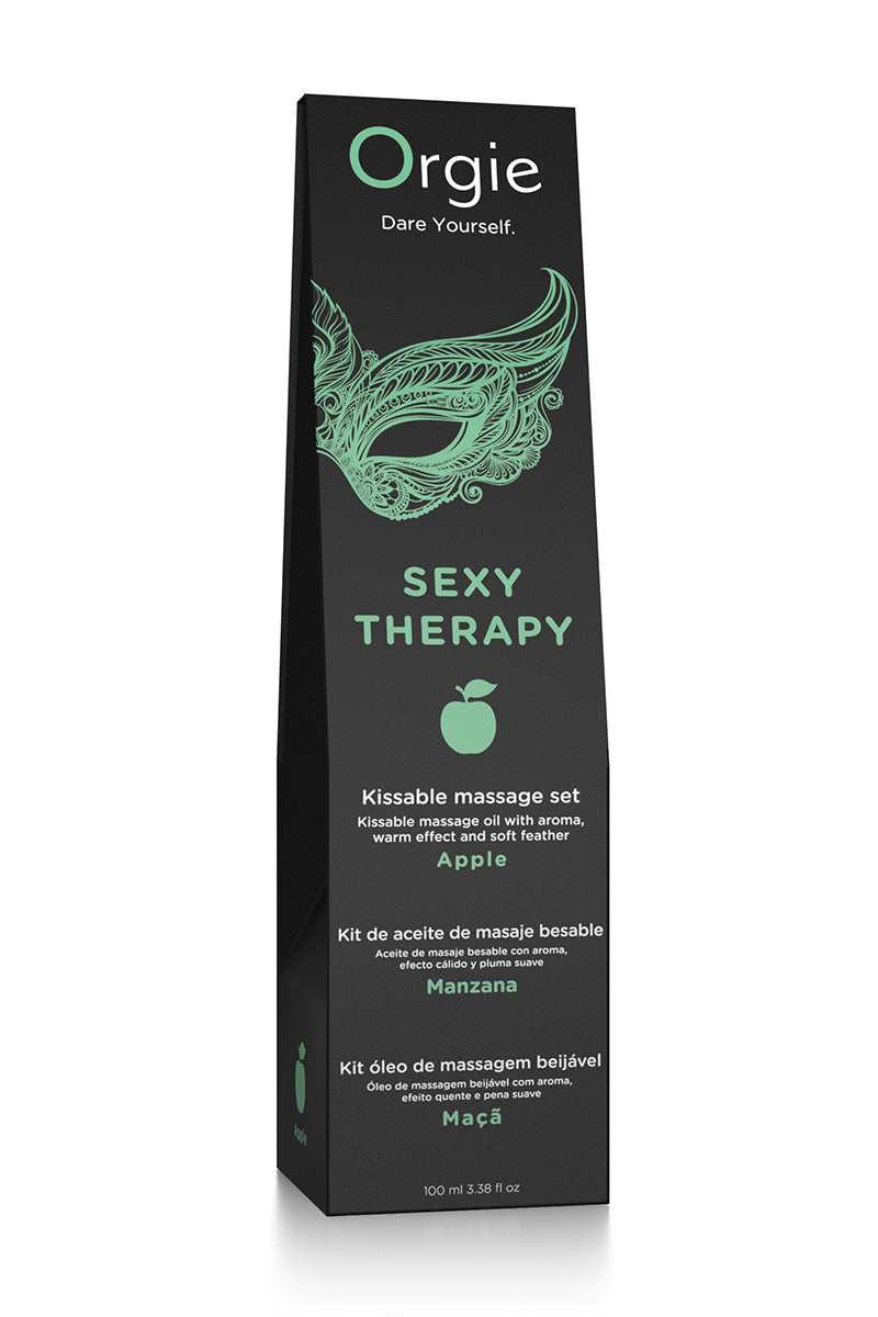 Huile de massage embrassable Sexy Therapy Pomme