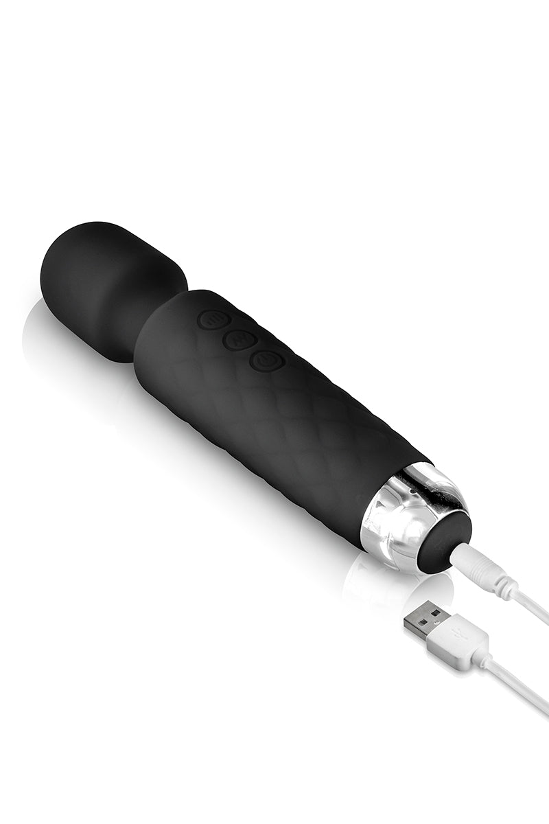 Vibro Love Wand rechargeable noir - Yoba