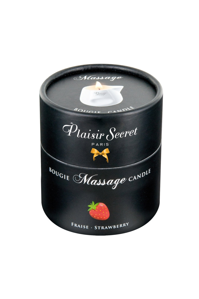 Bougie de massage - Fraise