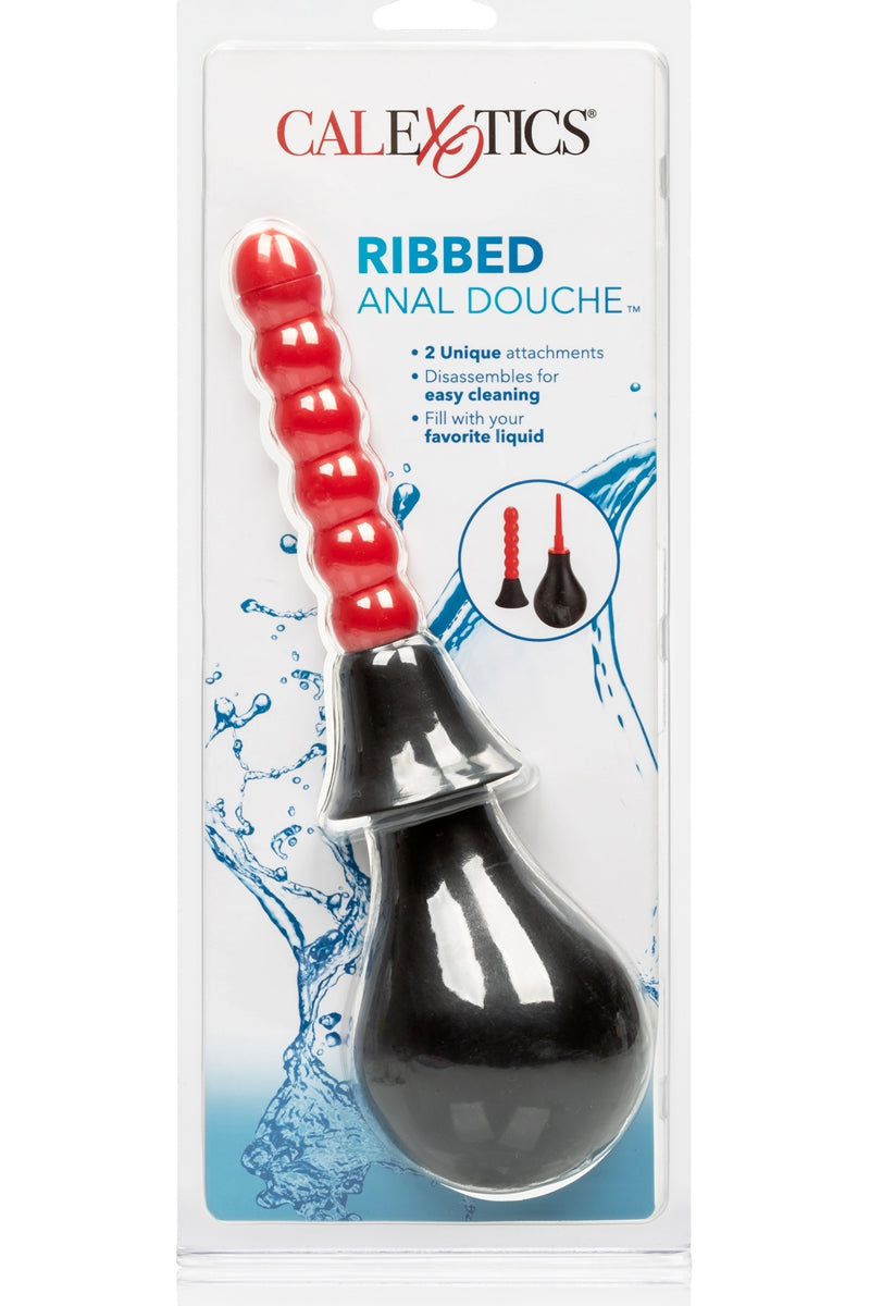 Poire anale Ribbed Anal Douche - Calexotics