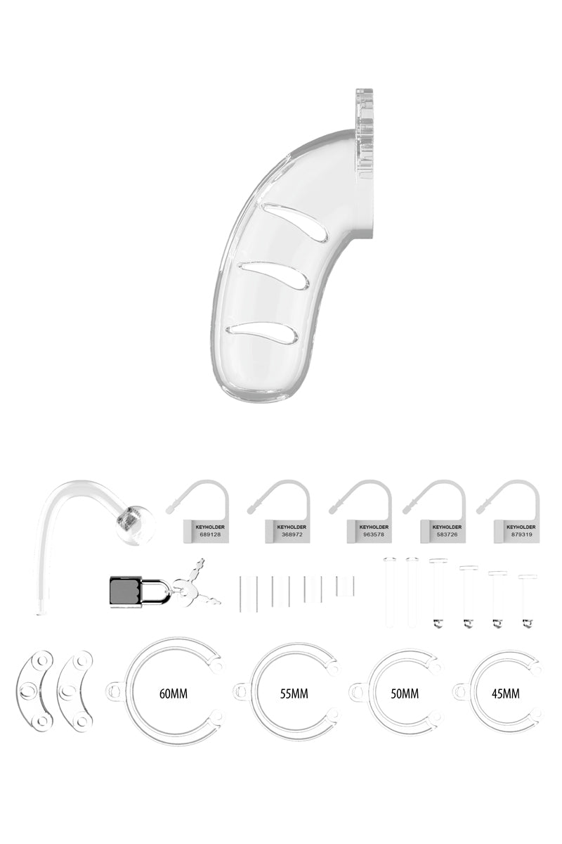 Cage de chasteté 11,5cm avec plug - ManCage 11