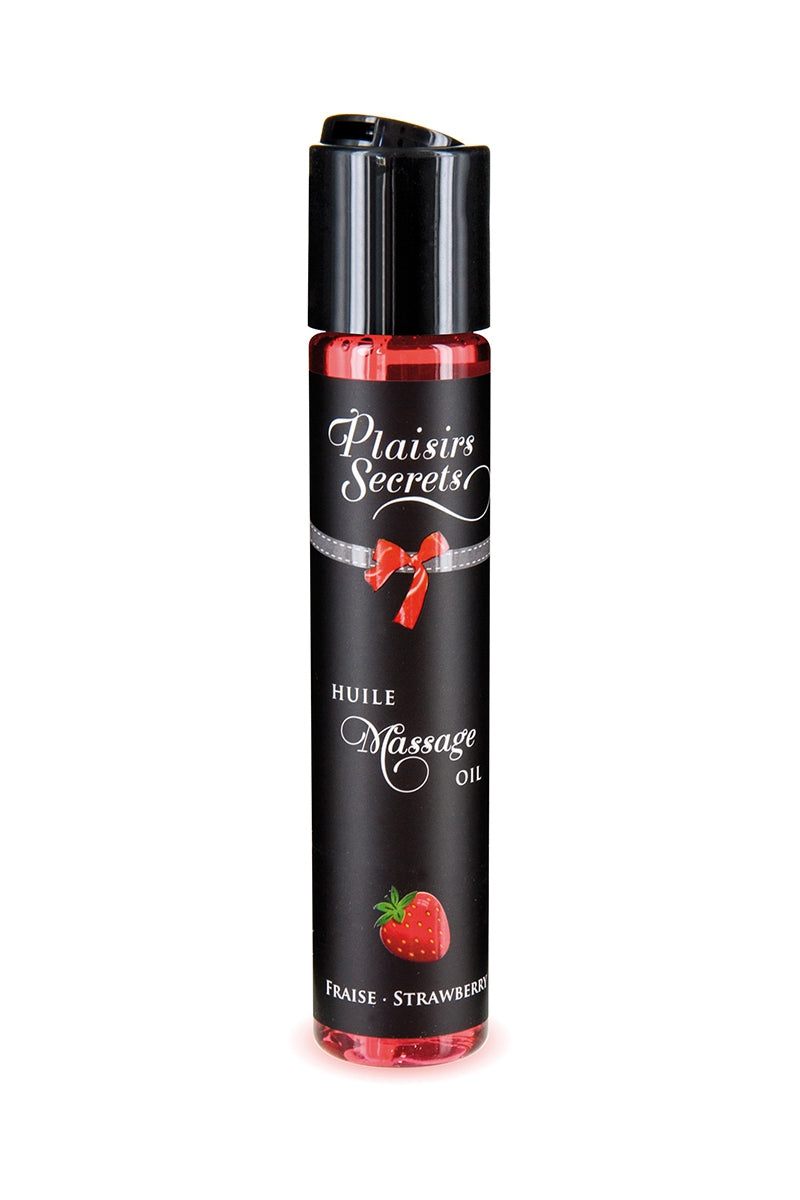 Huile de massage gourmande - Fraise