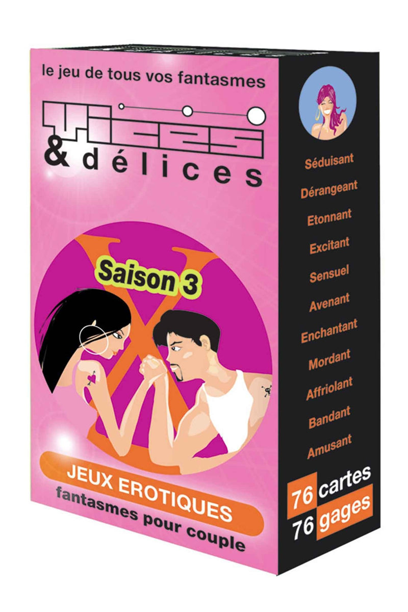 Jeu érotique Vices et Délices - saison 3