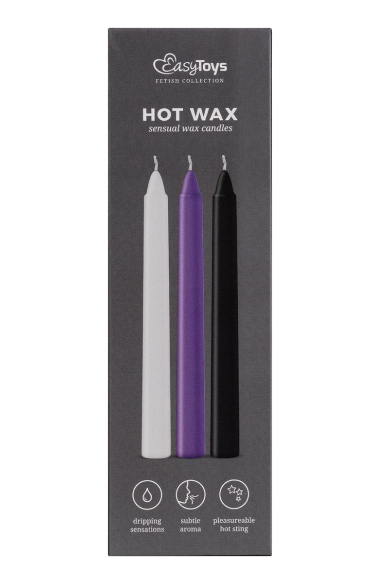 3 Bougies sensuelles Hot Wax