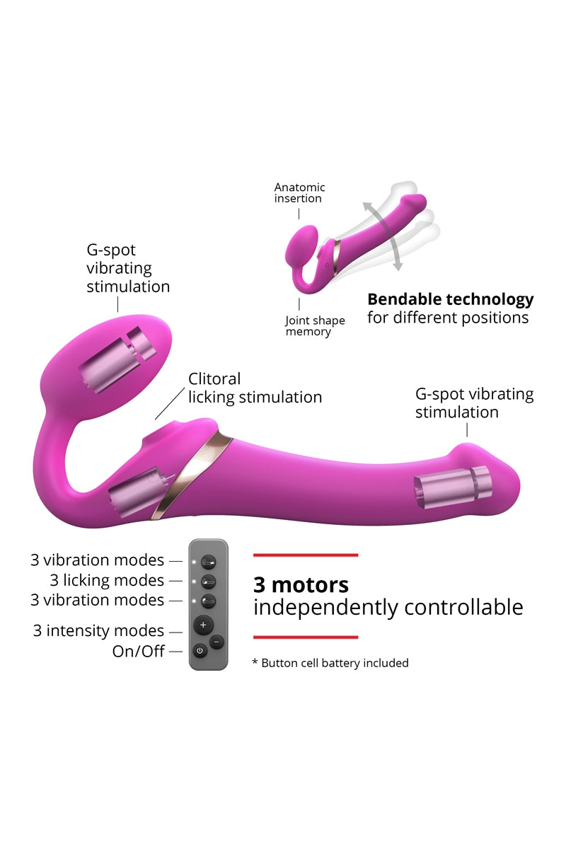 Strap-on-me Multi Orgasm Fuchsia XL