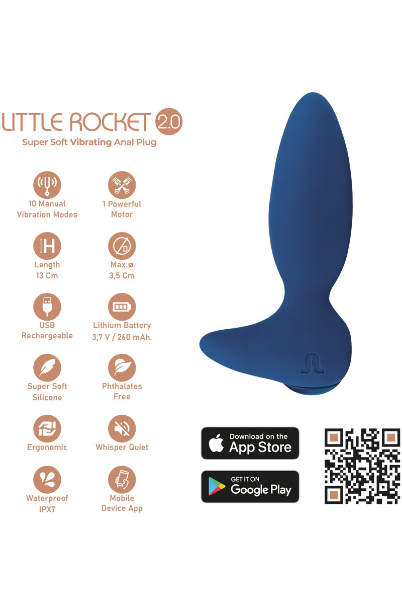 Plug vibrant Little Rocket II connecté - Adrien Lastic