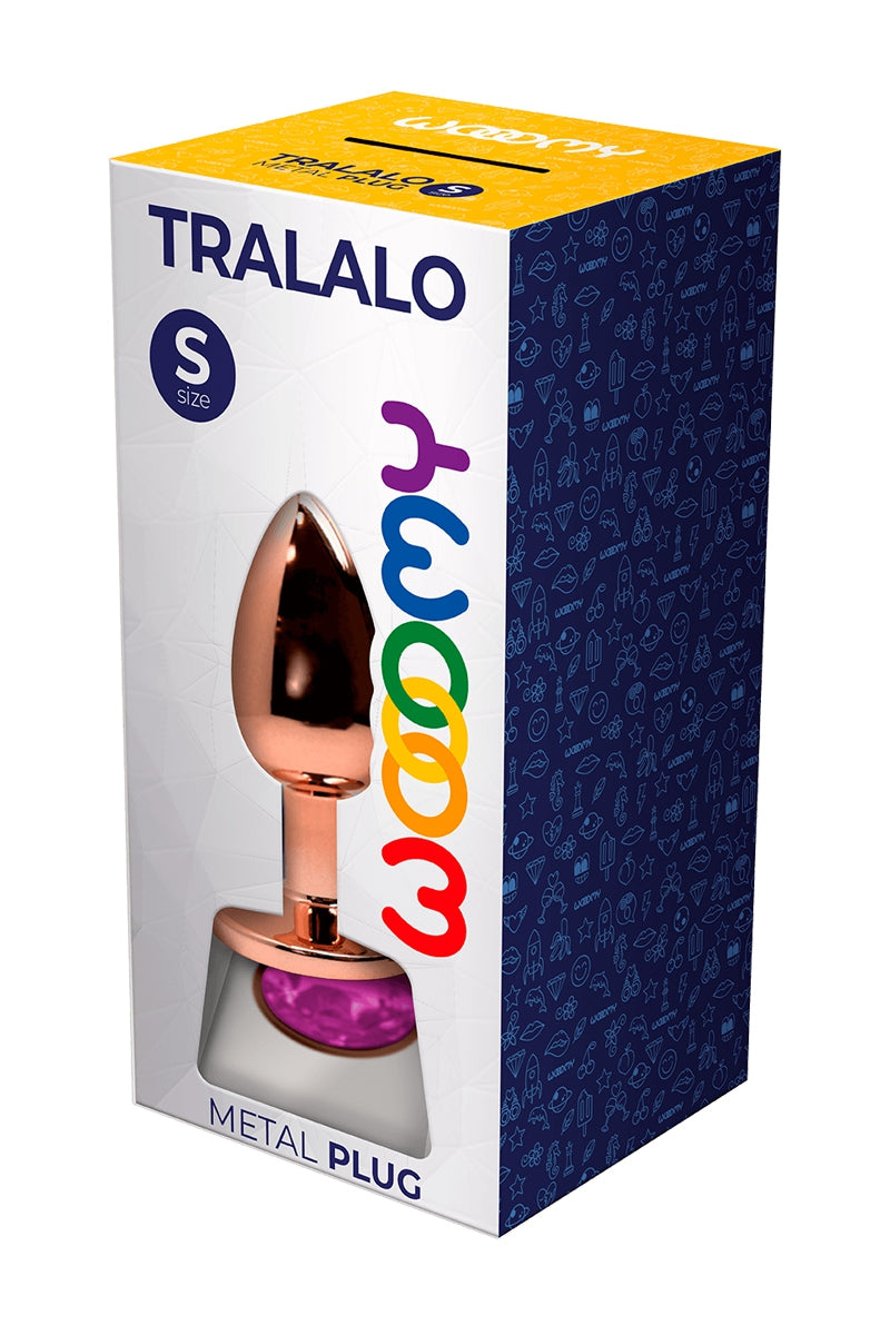 Plug bijou Tralalo rose S - Wooomy