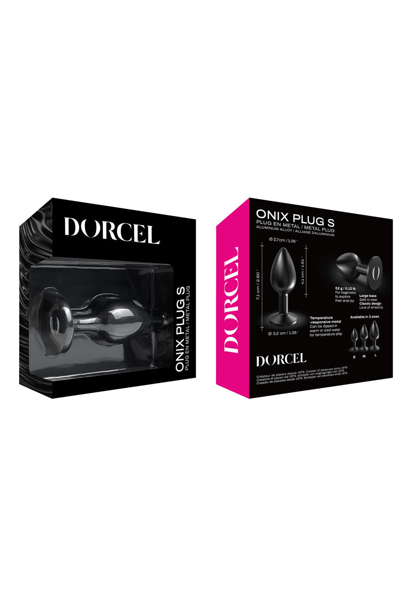 Plug anal en métal Onix Plug S - Dorcel