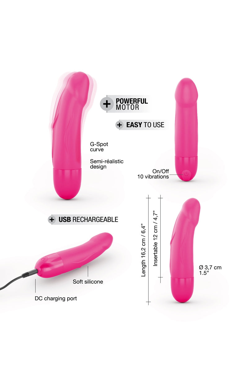 Vibro rechargeable Real Vibration rose S 2.0 - Dorcel