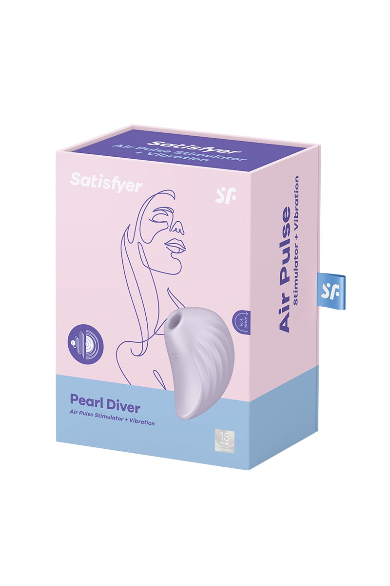 Double stimulateur Pearl Diver violet - Satisfyer