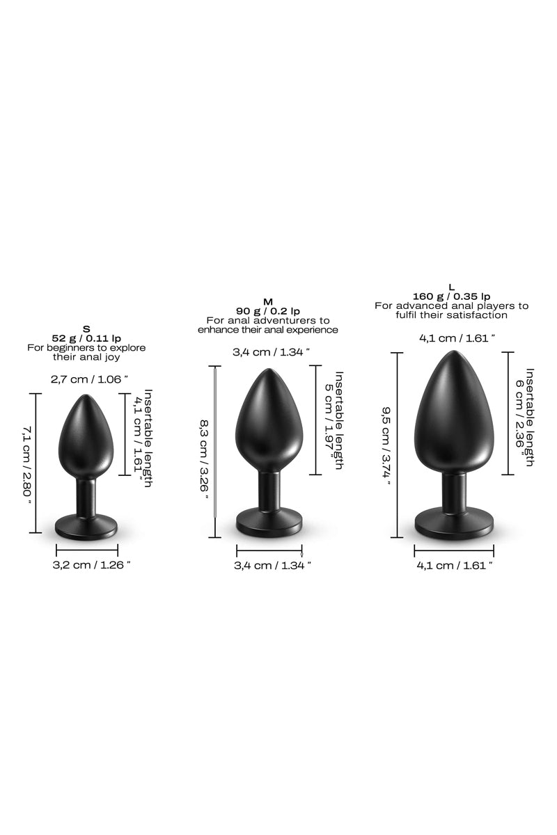 Plug anal en métal Onix Plug L - Dorcel