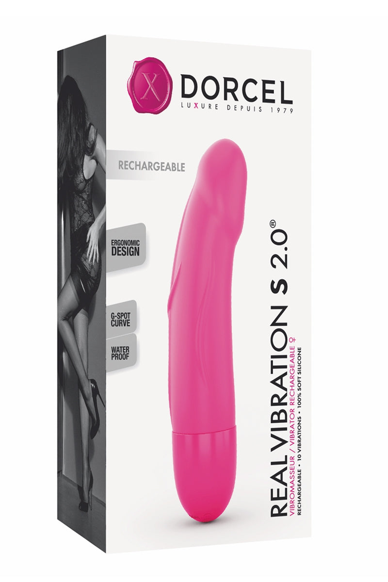 Vibro rechargeable Real Vibration rose S 2.0 - Dorcel