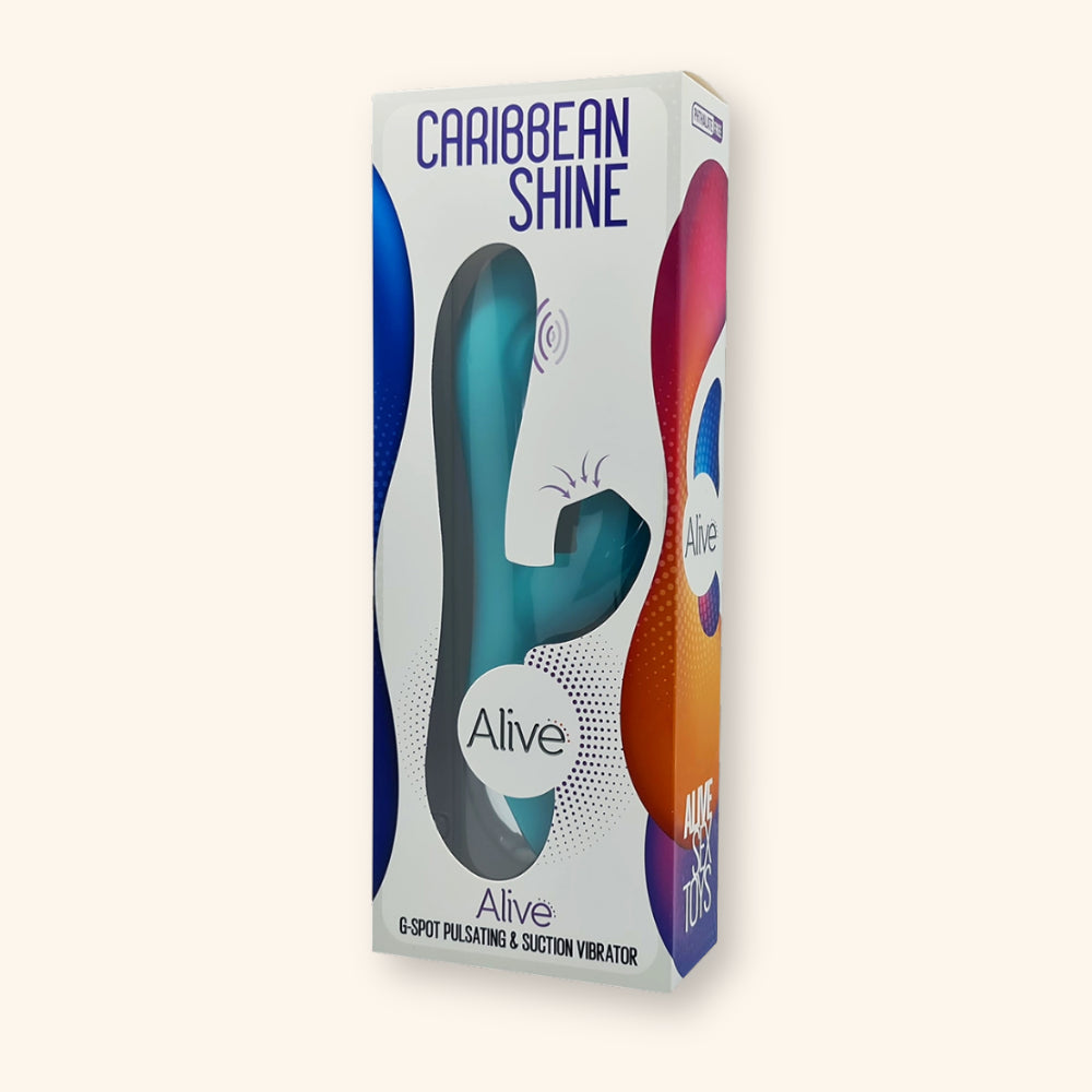 Sextoy rabbit triple stimulation, Caribbean Shine Alive
